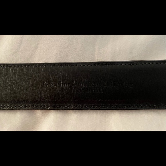 Women’s Black Alligator Belt